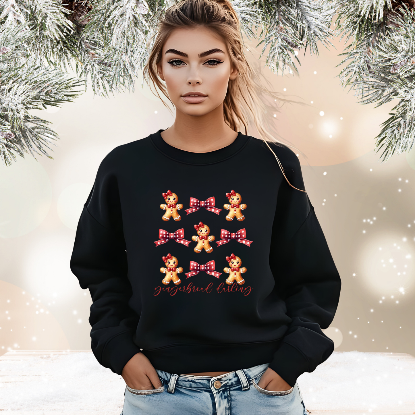 Gingerbread Darling Crewneck Sweatshirt