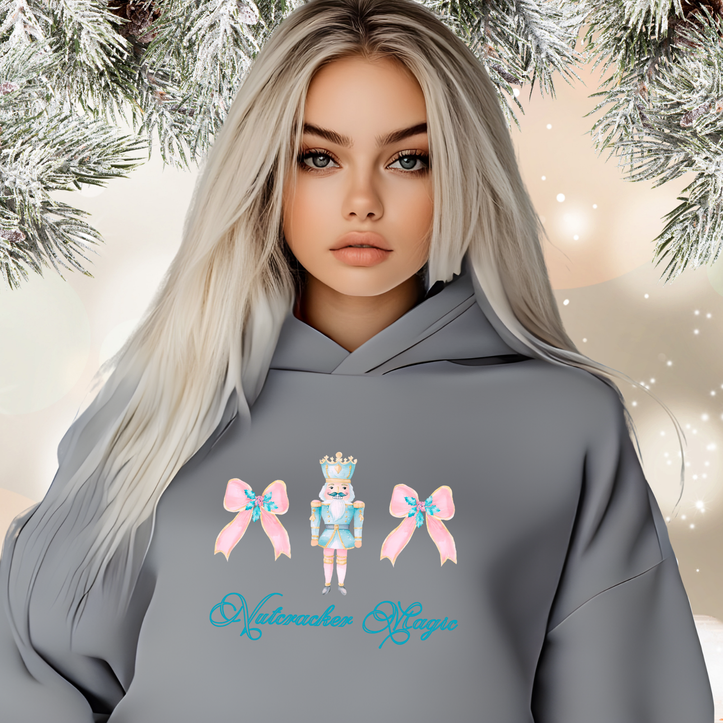 Nutcracker Magic Crop Hoodie