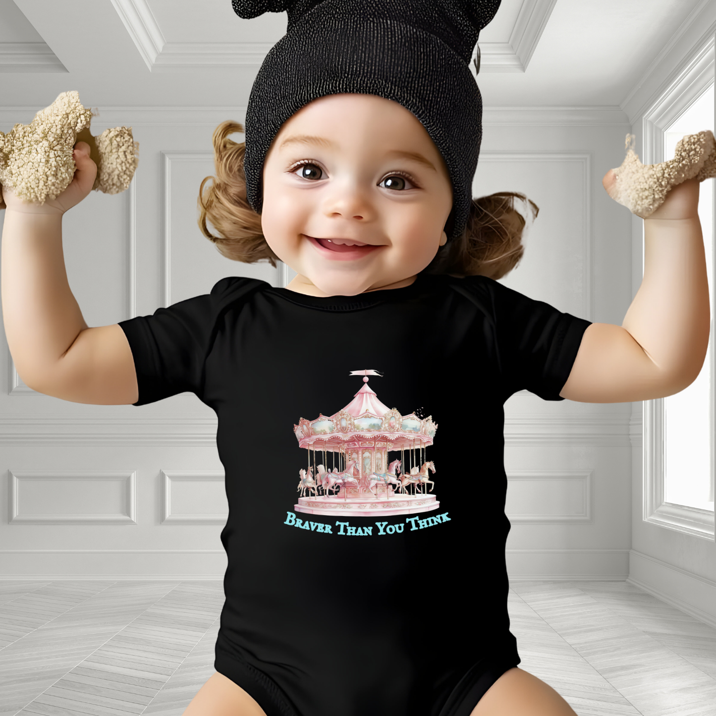 Braver Than You Think Infant Short Sleeve Onesie