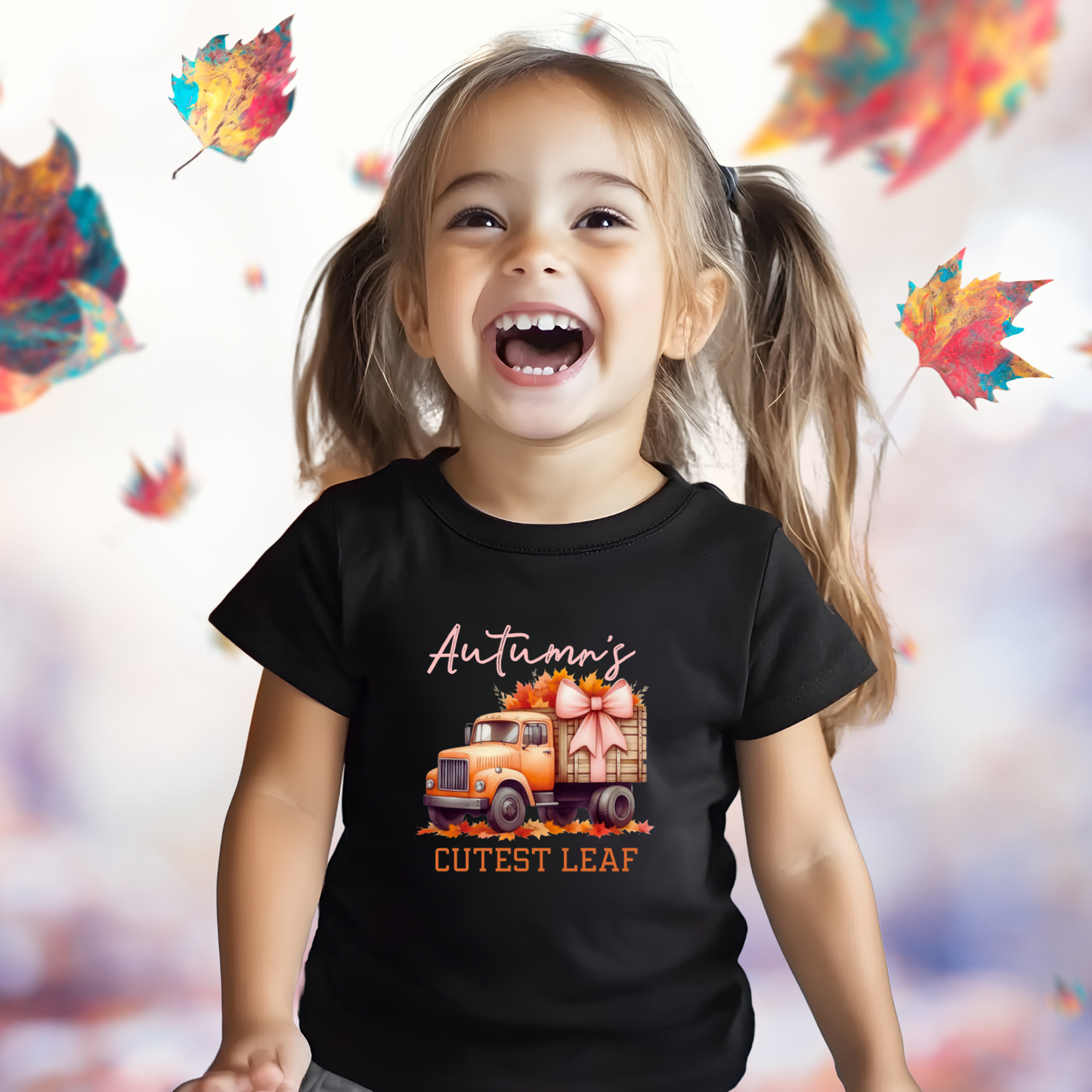 Autumn’s Cutest Leaf Kid’s T-Shirt