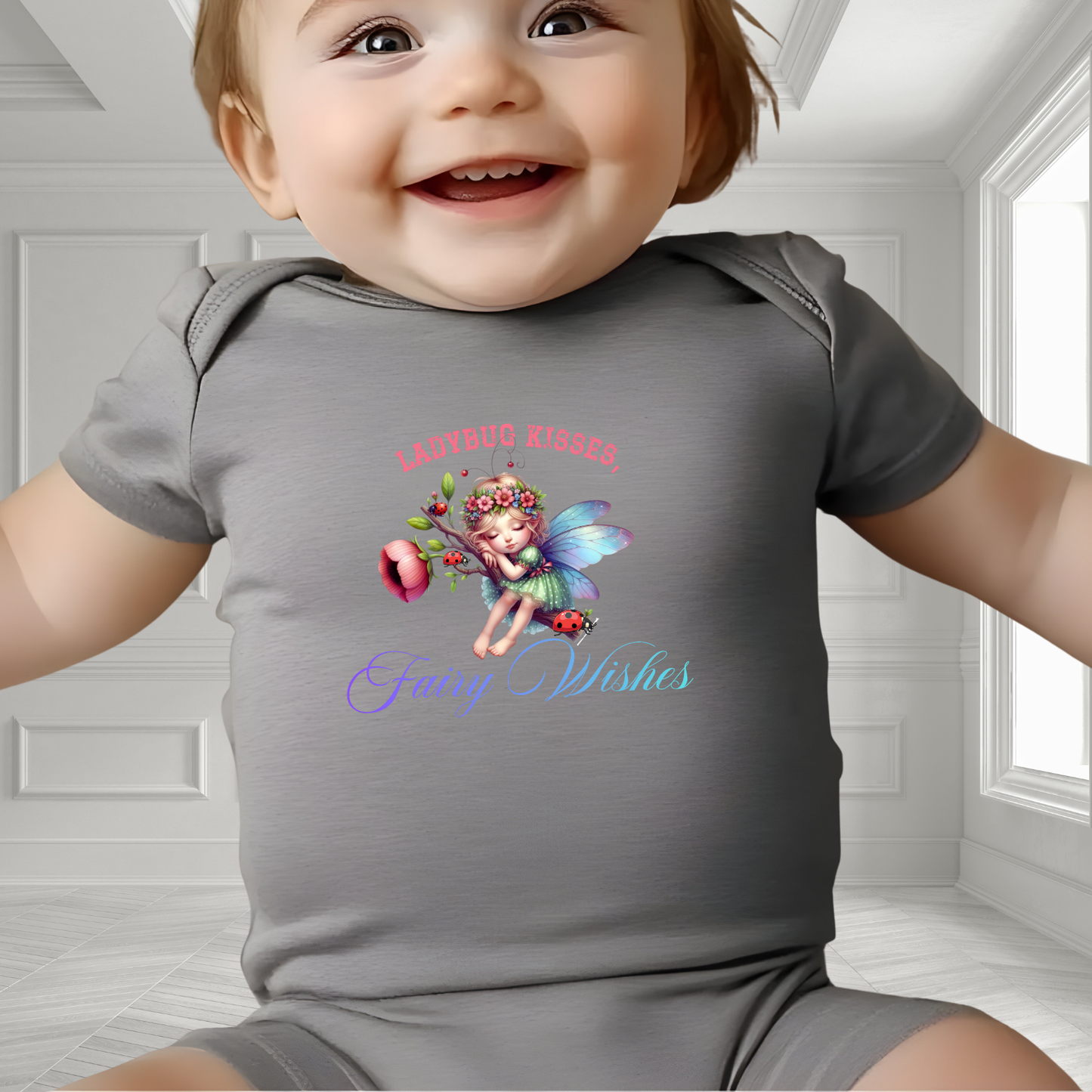 Fairy Wishes Infant Short Sleeve Onesie
