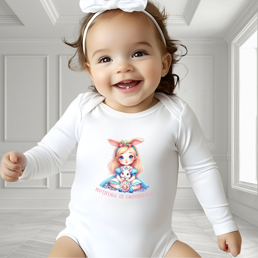 Nothing Is Impossible Infant Long Sleeve Onesie