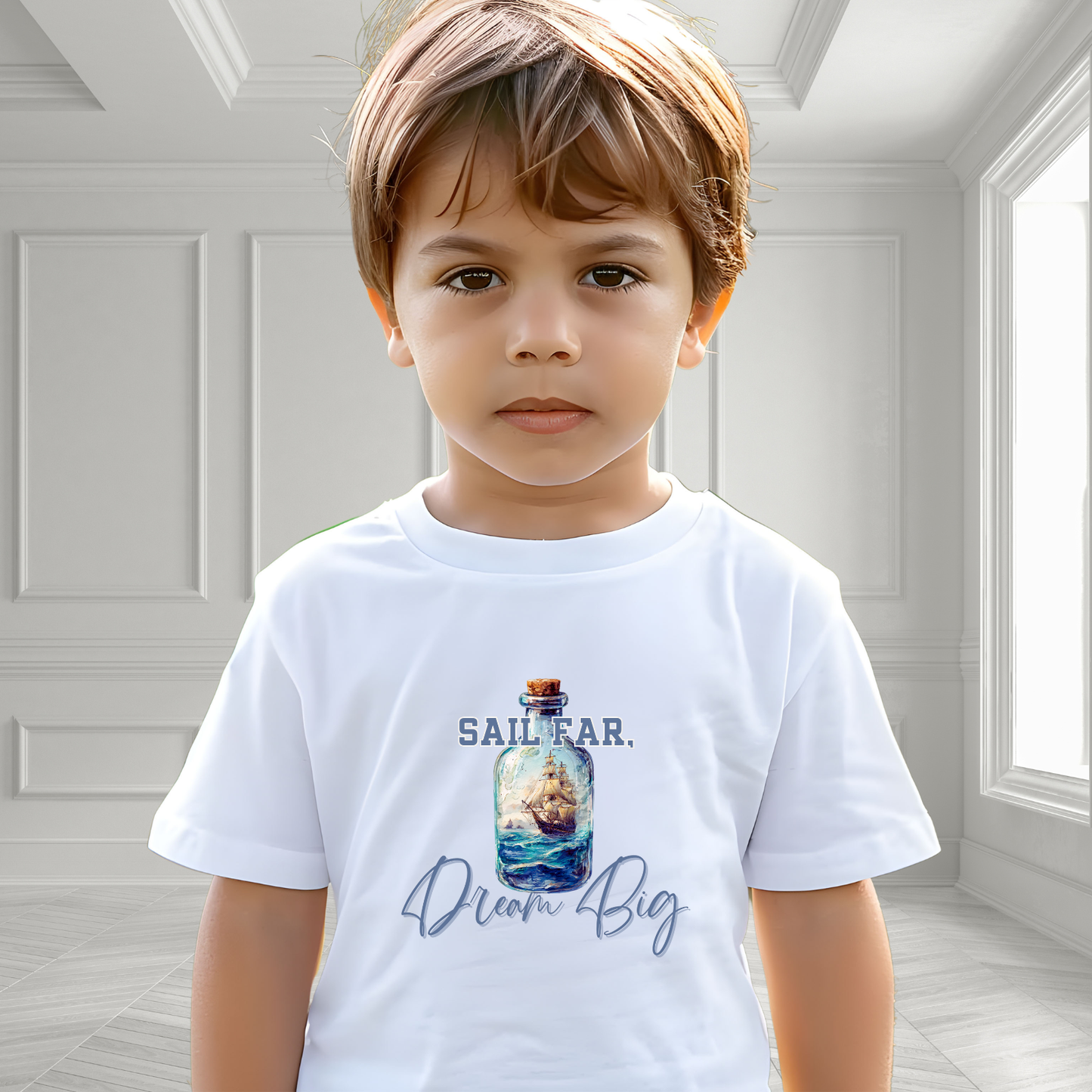 Sail Far, Dream Big Toddler T-Shirt
