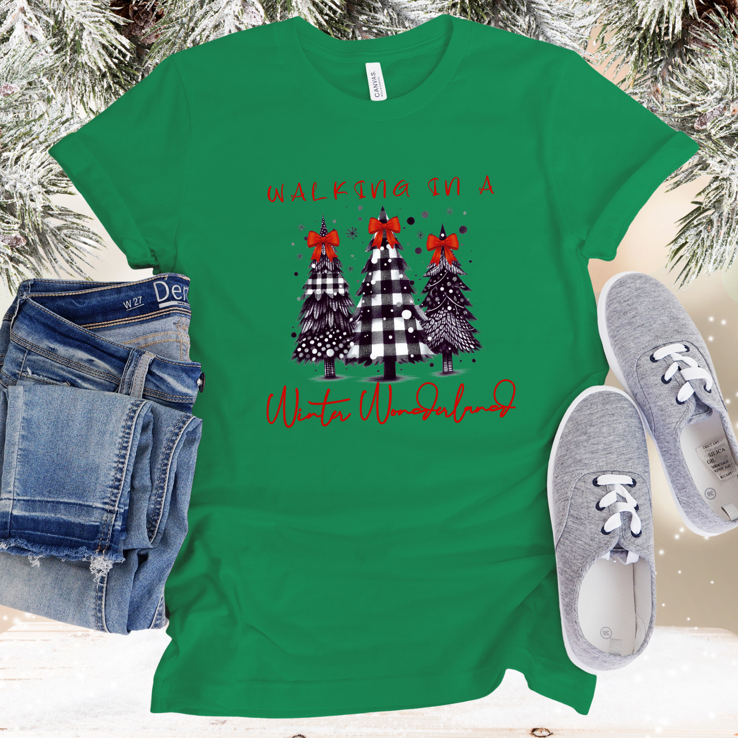 Walking In A Winter Wonderland T‑Shirt