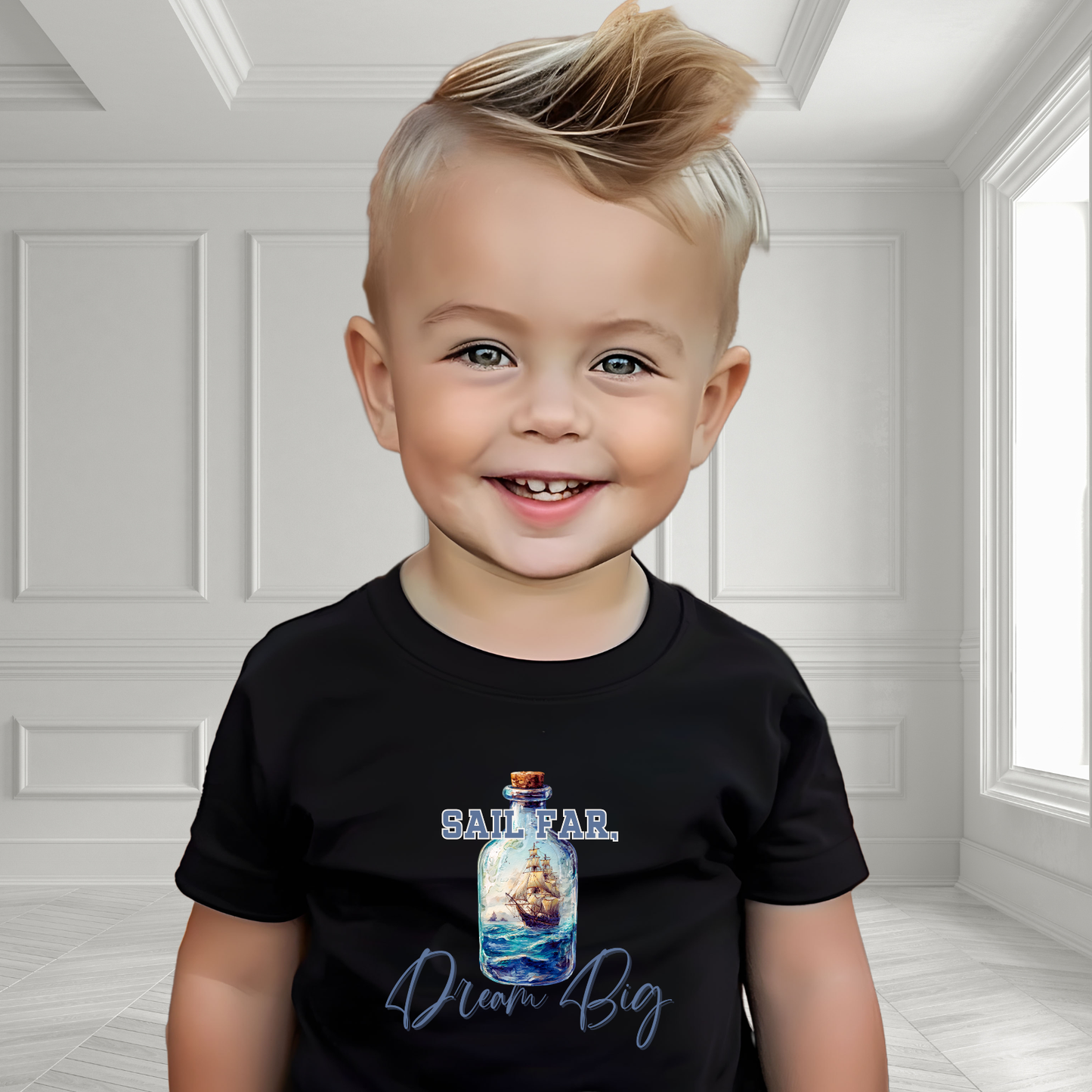 Sail Far, Dream Big Toddler T-Shirt