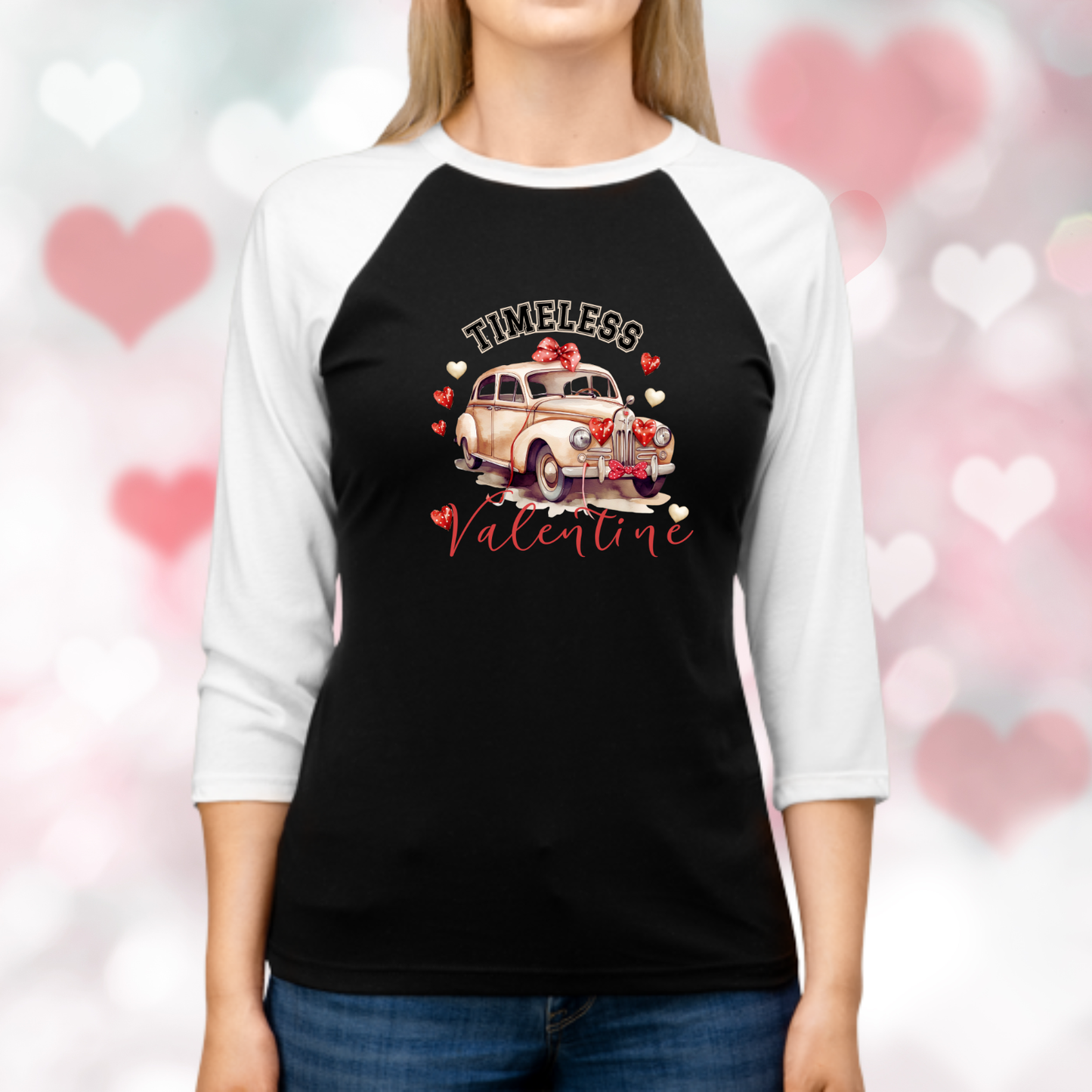 Timeless Valentine Baseball Tee