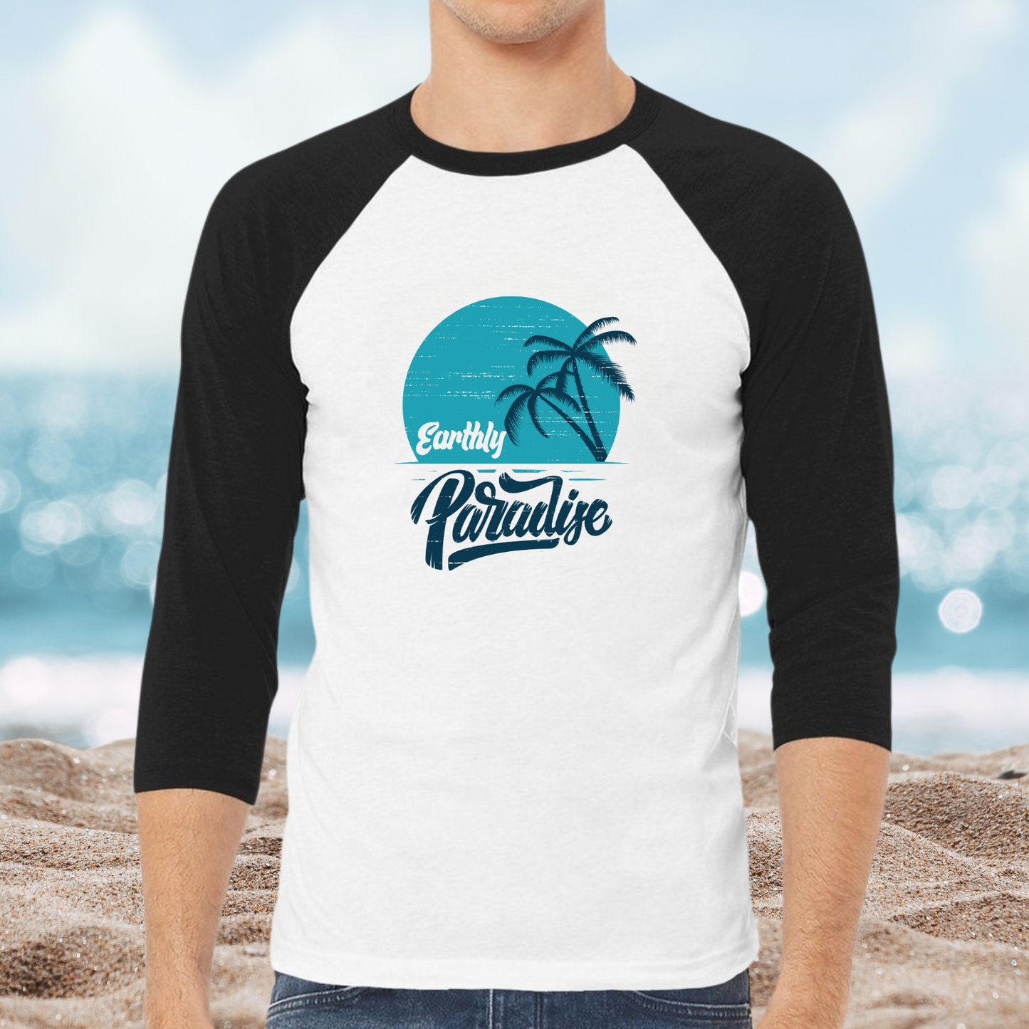 Earthly Paradise Baseball Tee