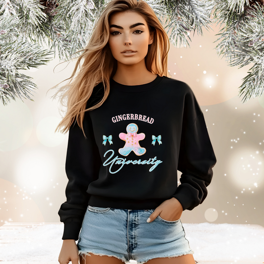 Gingerbread University Crewneck Sweatshirt