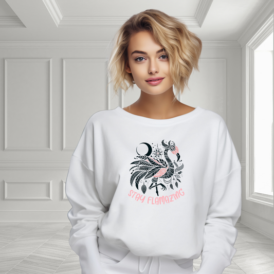 Stay Flamazing Crewneck Sweatshirt