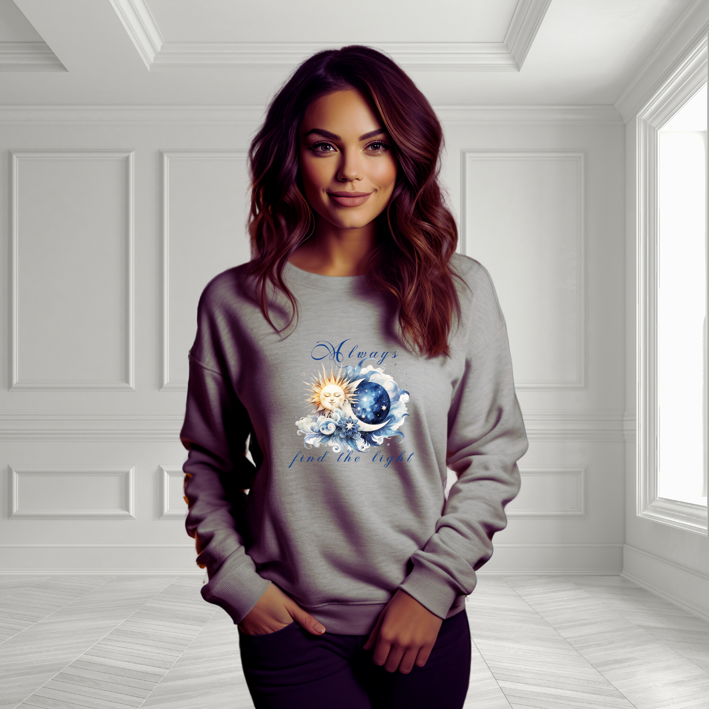 Always Find The Light Crewneck Sweatshirt