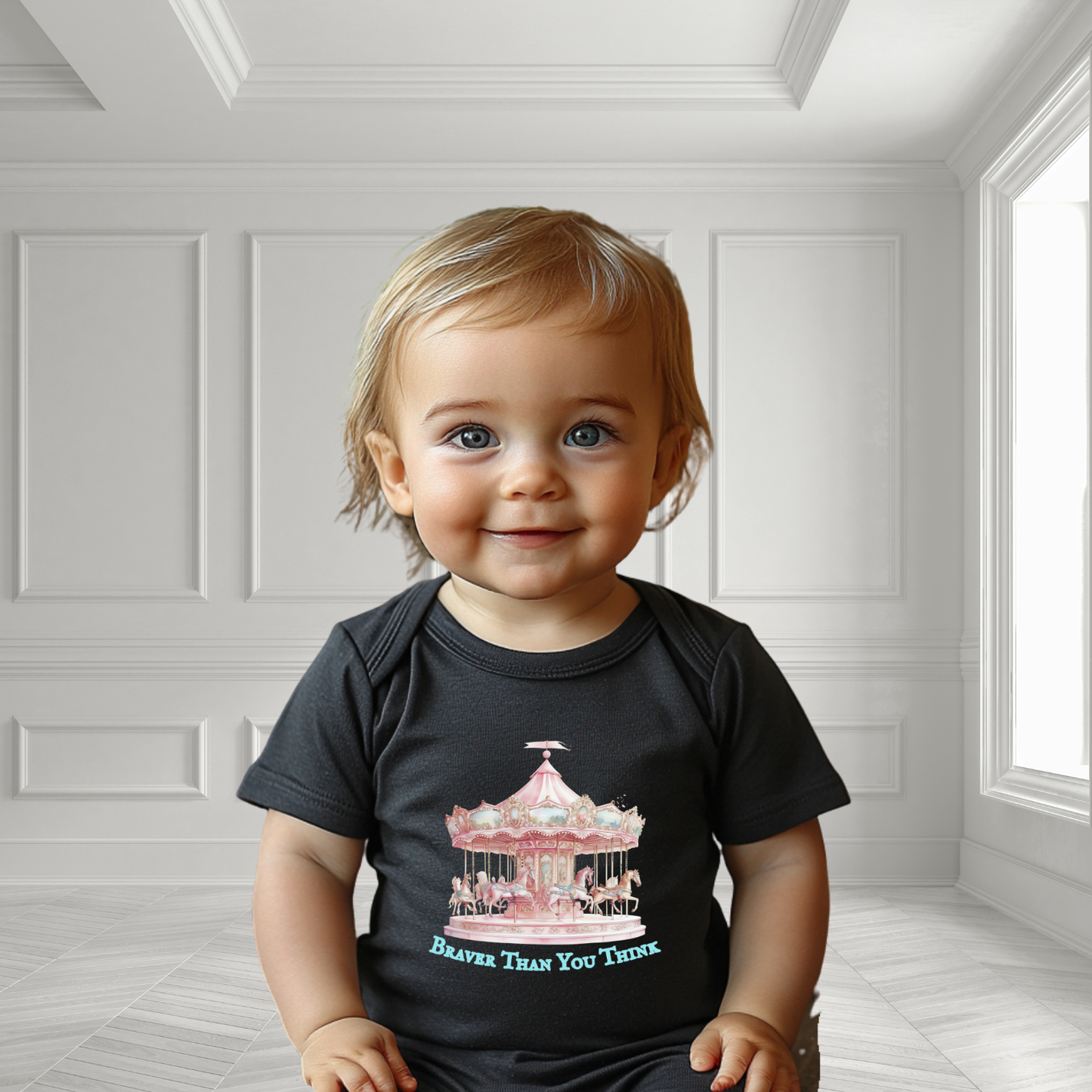 Braver Than You Think Infant Short Sleeve Onesie