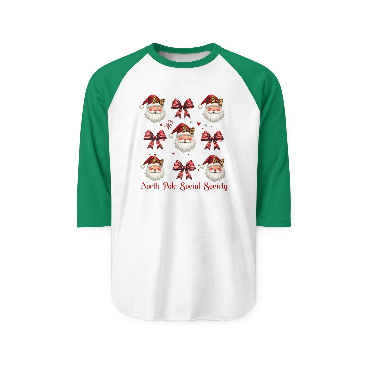 North Pole Social Society Baseball Tee