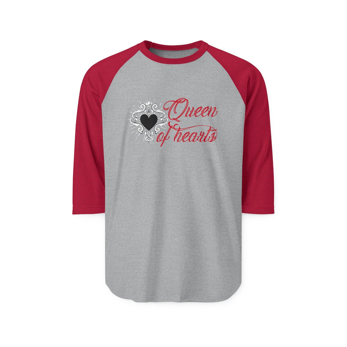 Queen Of Hearts Baseball Tee