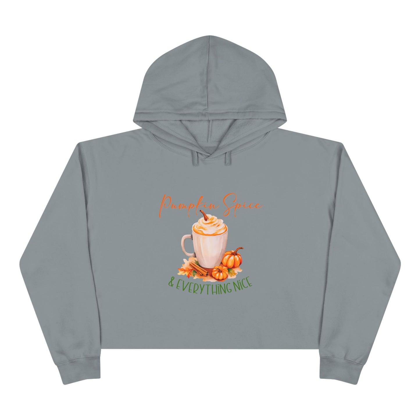 Pumpkin Spice & Everything Nice Crop Hoodie