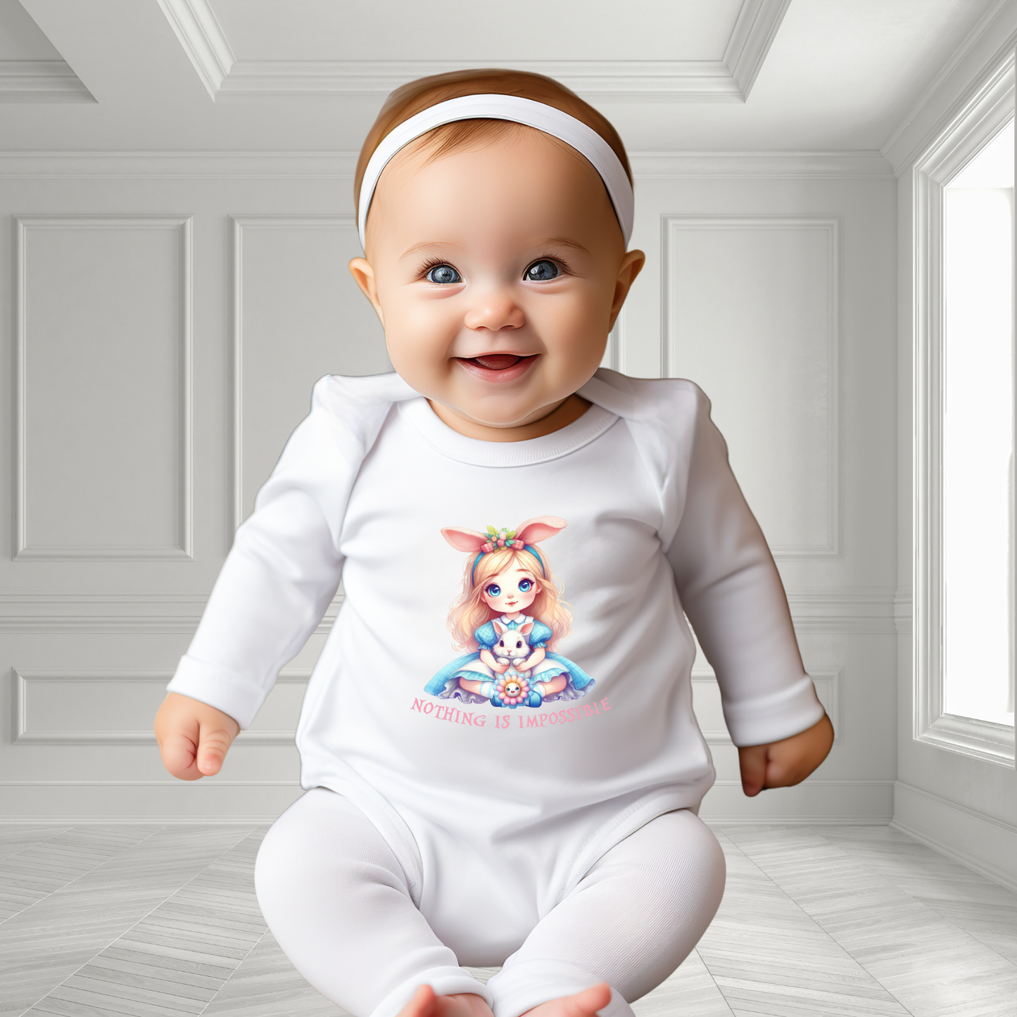 Nothing Is Impossible Infant Long Sleeve Onesie