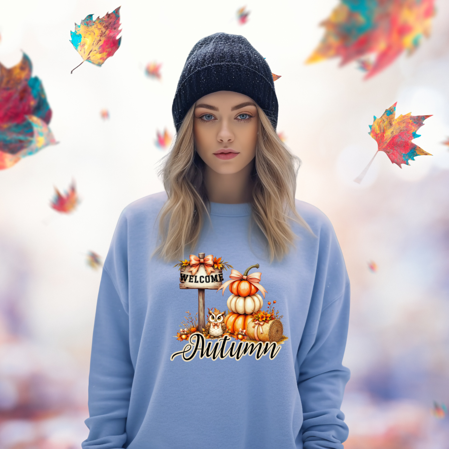 Welcome Autumn Crewneck Sweatshirt