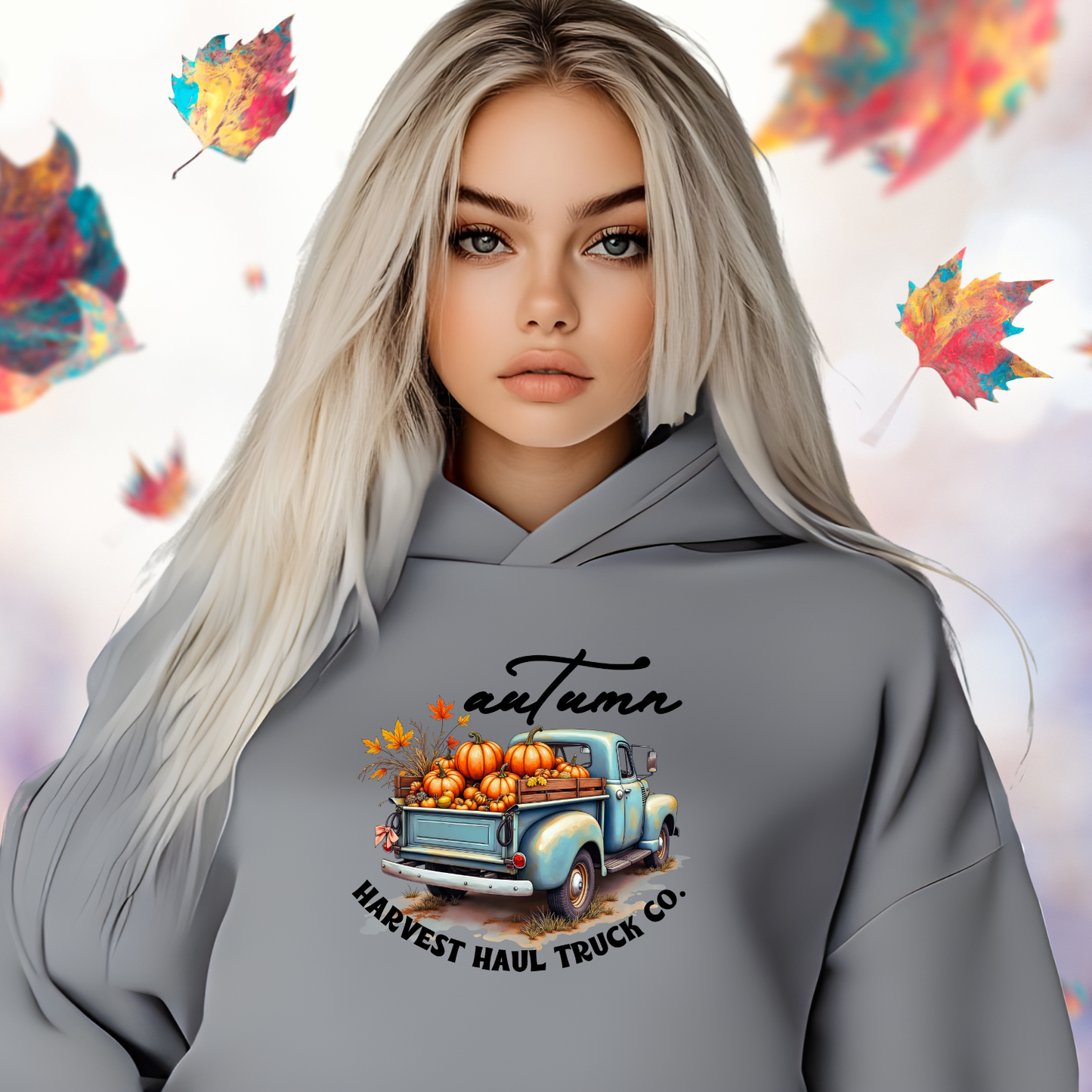 Harvest Haul Truck Co. Crop Hoodie