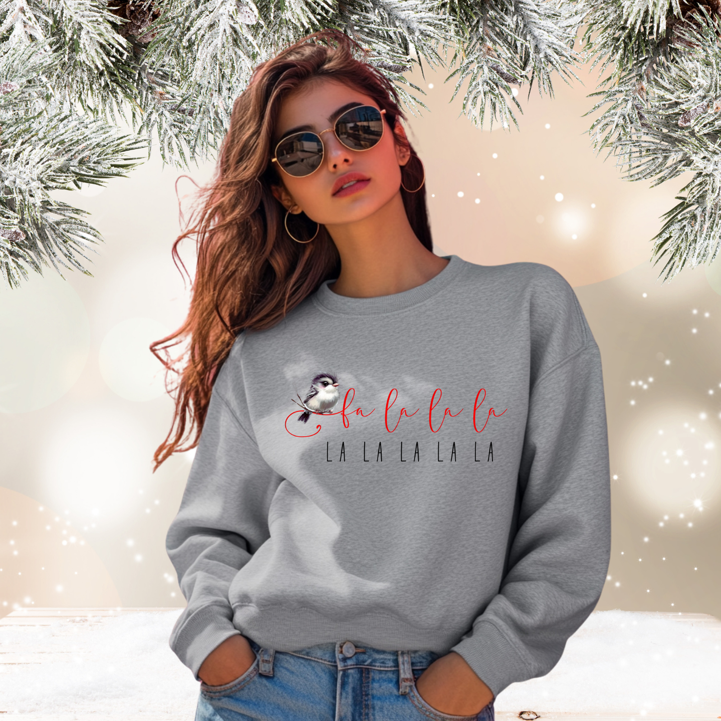 Fa La La La Crewneck Sweatshirt