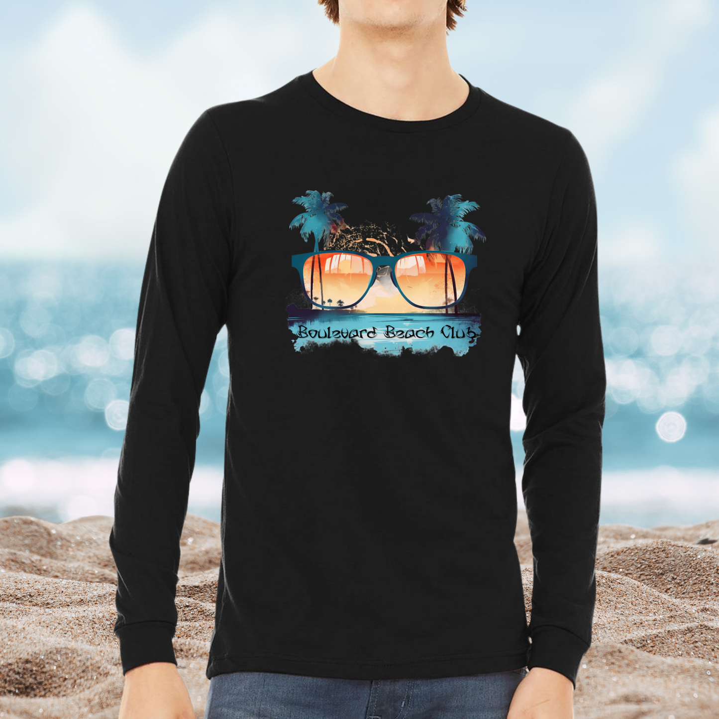 Boulevard Beach Club Long Sleeve Tee