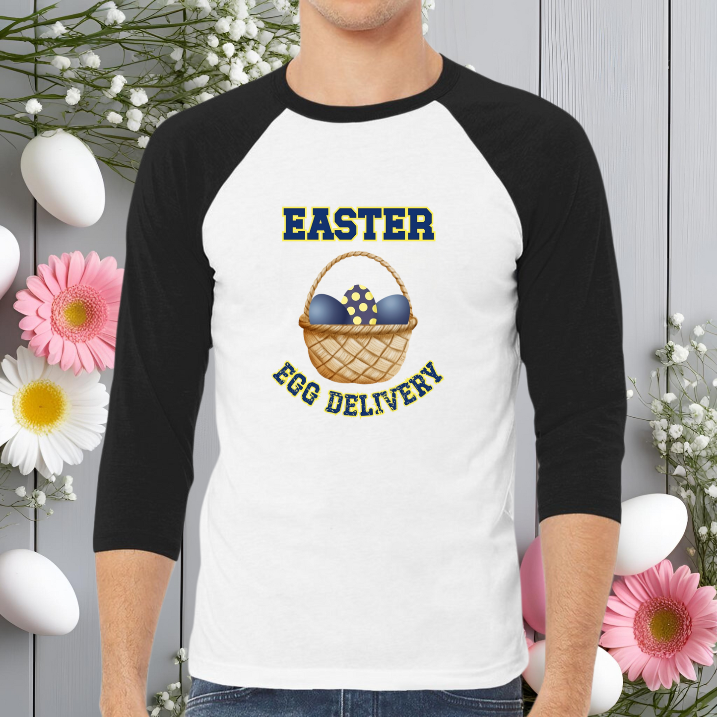 Easter Egg Delivery Baseball Tee