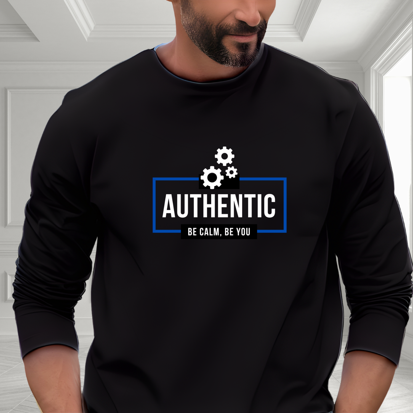 Authentic Be Calm, Be You Long Sleeve Tee