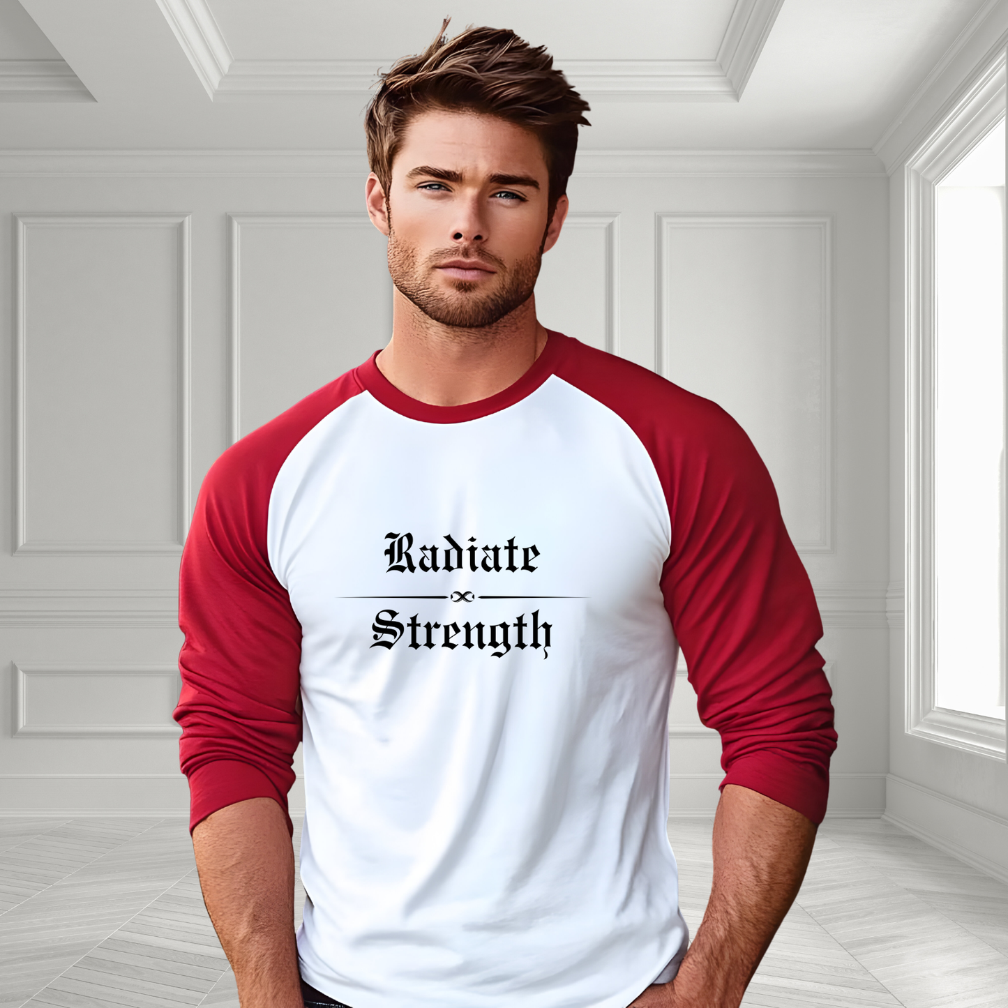 Radiate Strength Baseball Tee