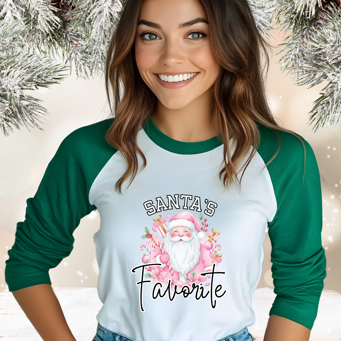 Santa’s Favorite Baseball Tee