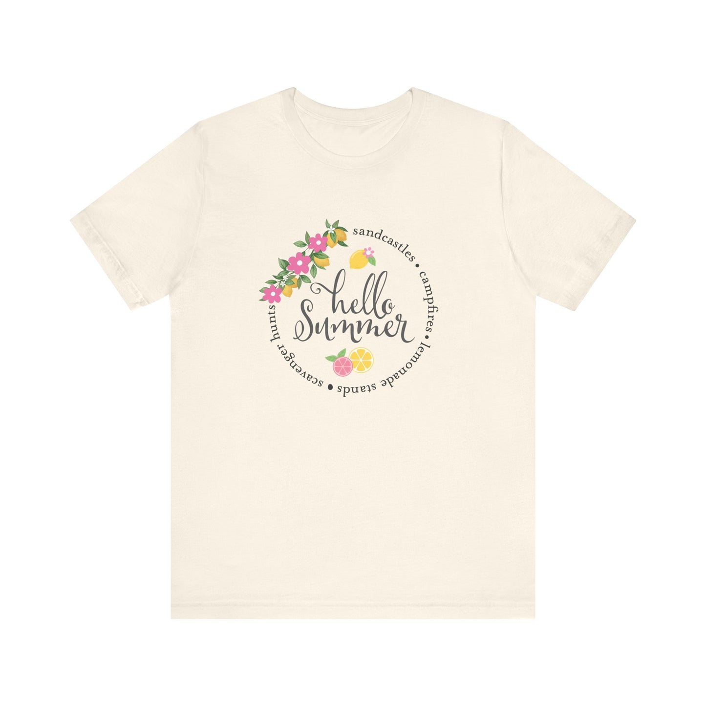 Hello Summer Sandcastles T-Shirt