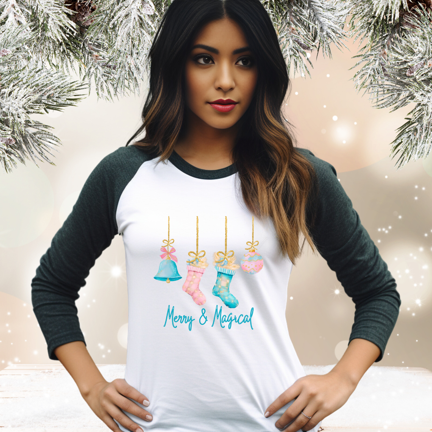 Merry And Magical Baseball Tee