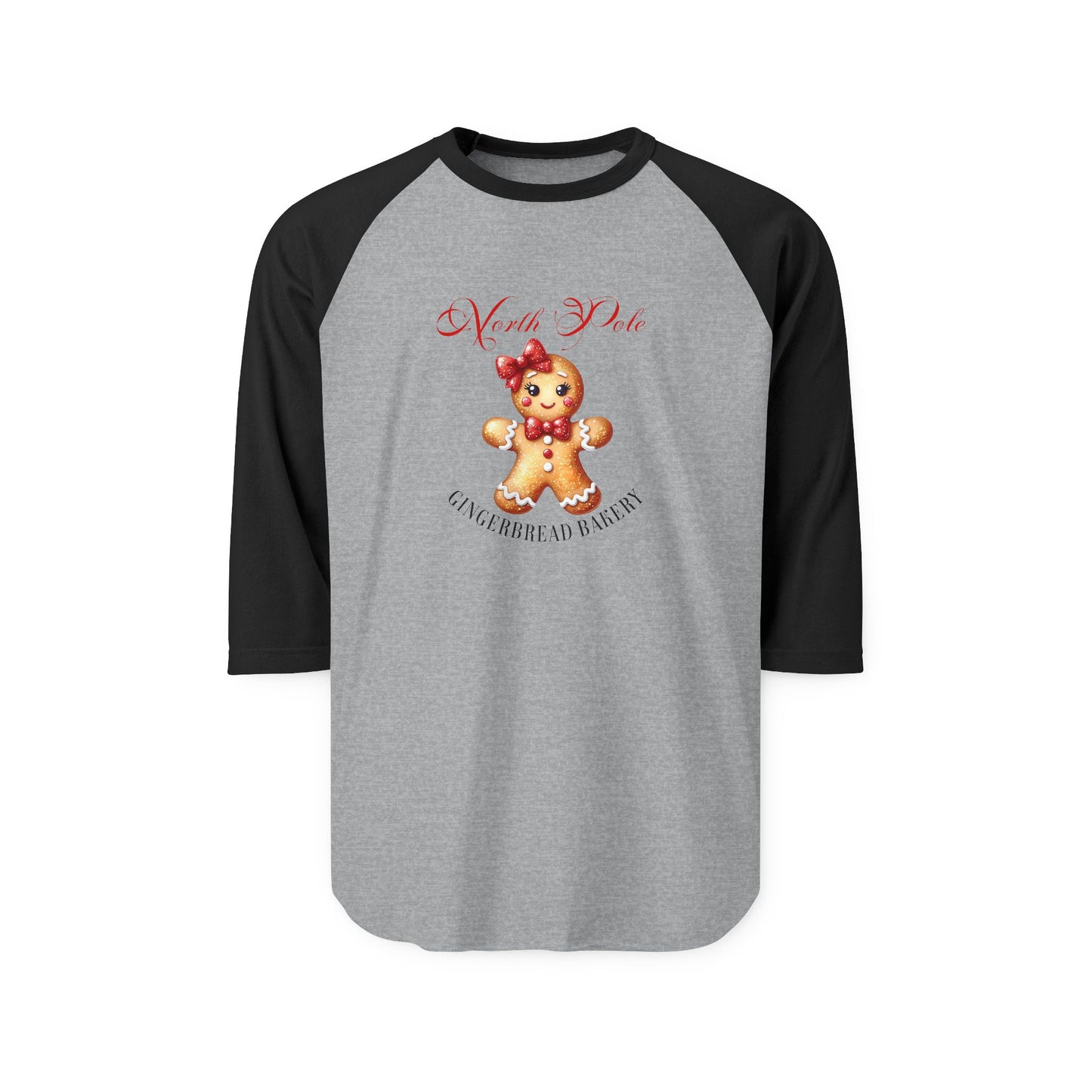 Gingerbread Bakery Baseball Tee