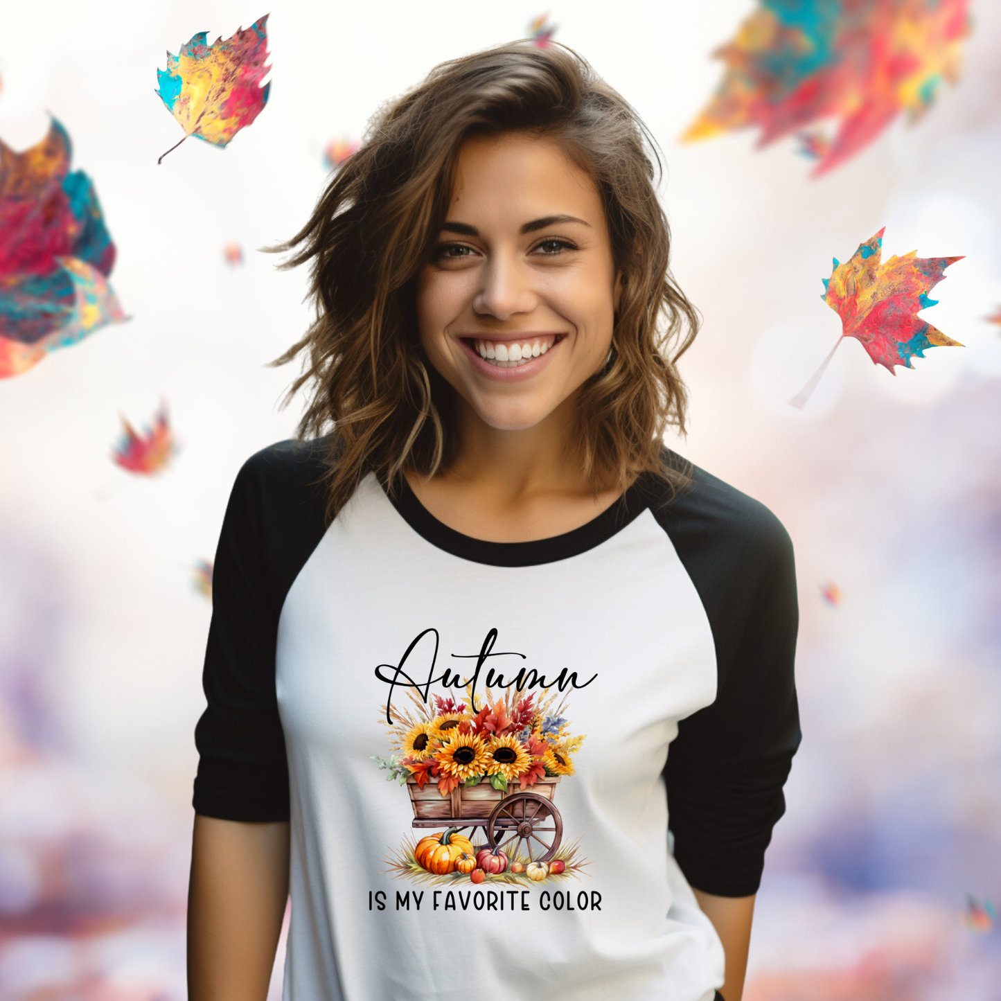 Autumn Is My Favorite Color Baseball Tee