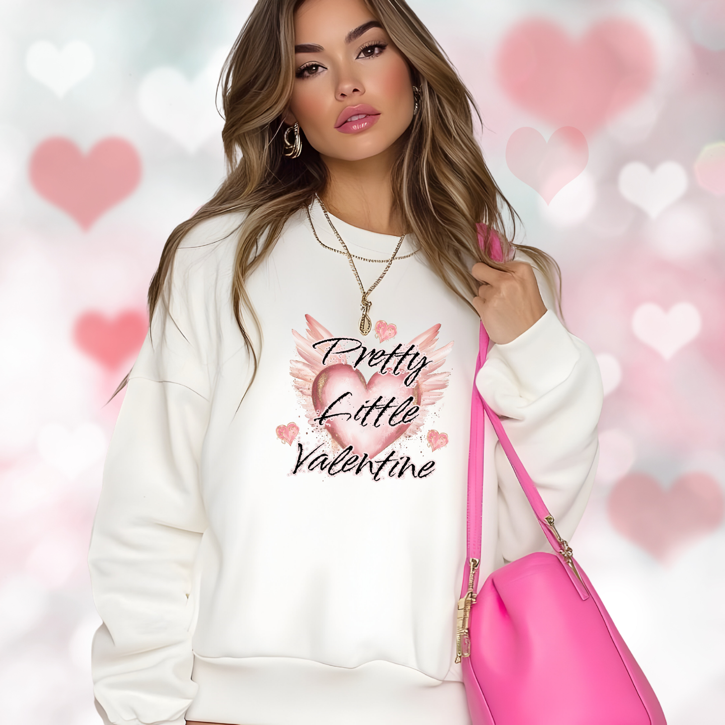 Pretty Little Valentine Crewneck Sweatshirt