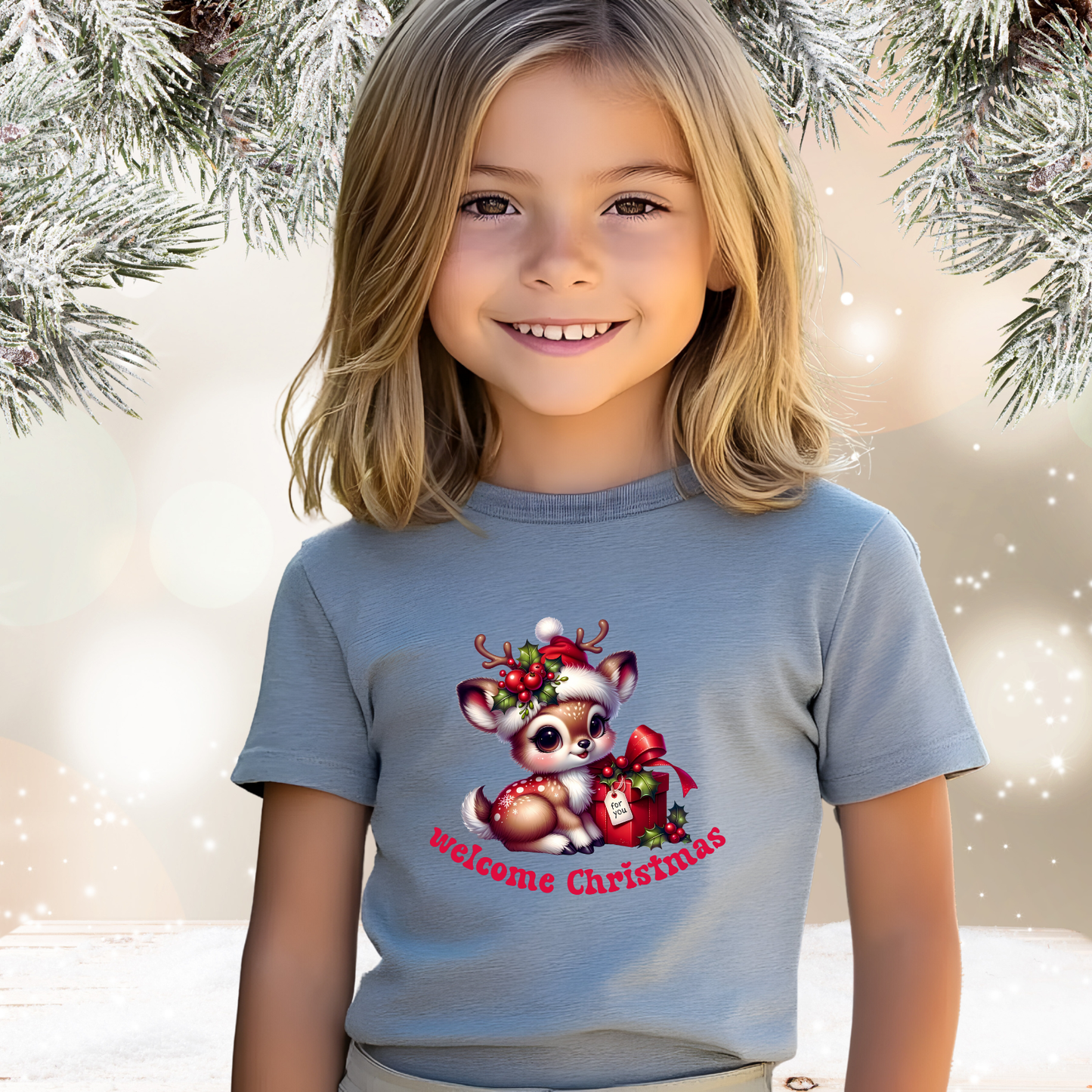Welcome Christmas Kids T-Shirt