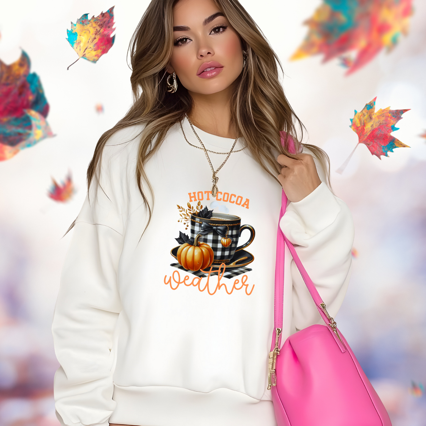 Hot Cocoa Weather Crewneck Sweatshirt