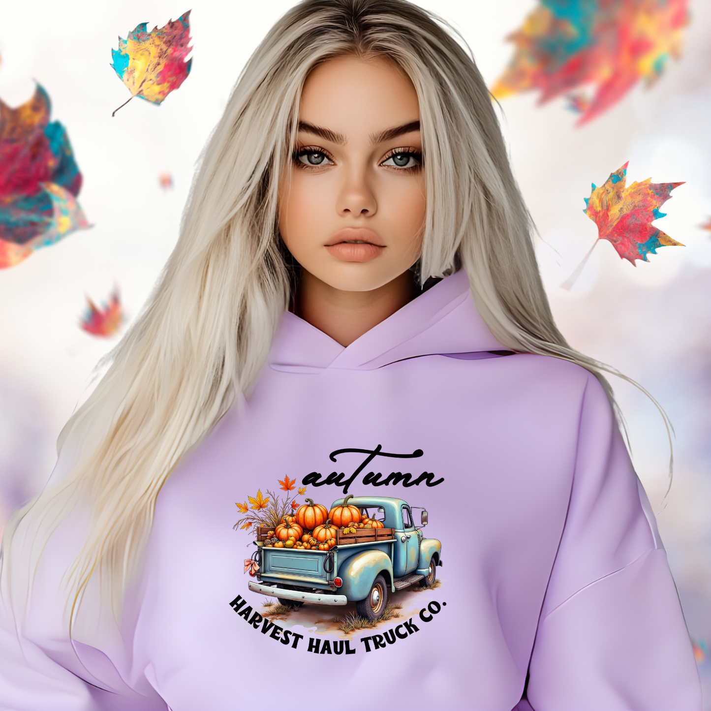 Harvest Haul Truck Co. Crop Hoodie