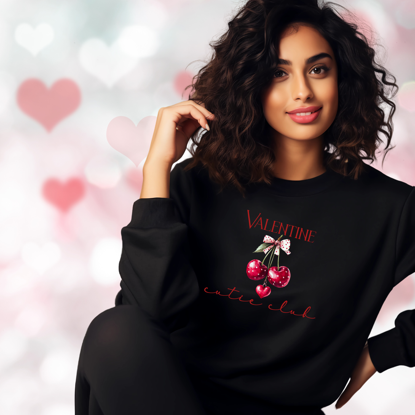 Valentine Cutie Club Crewneck Sweatshirt