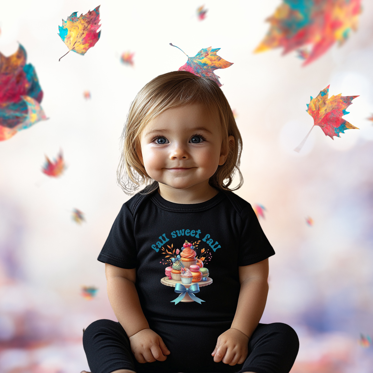 Fall Sweet Fall Infant Short Sleeve Onesie