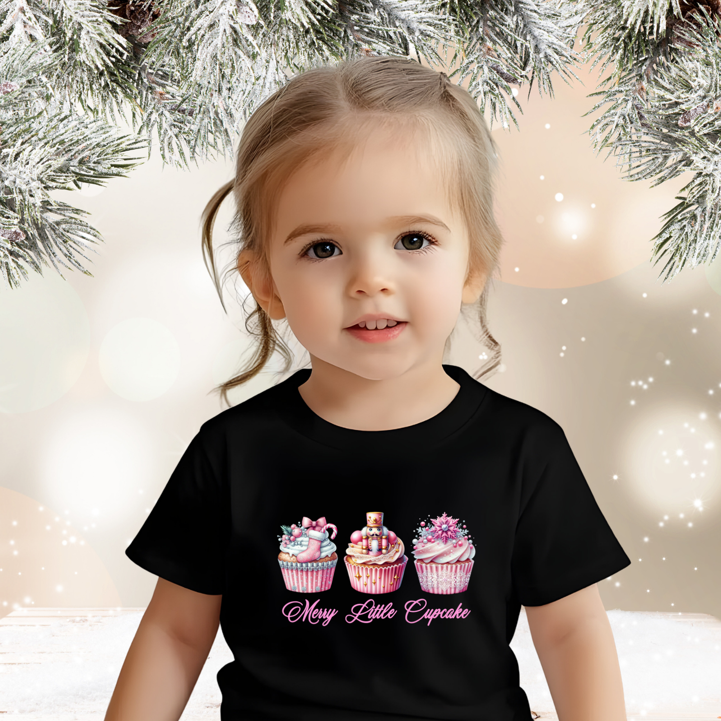 Merry Little Cupcake Toddler T-Shirt