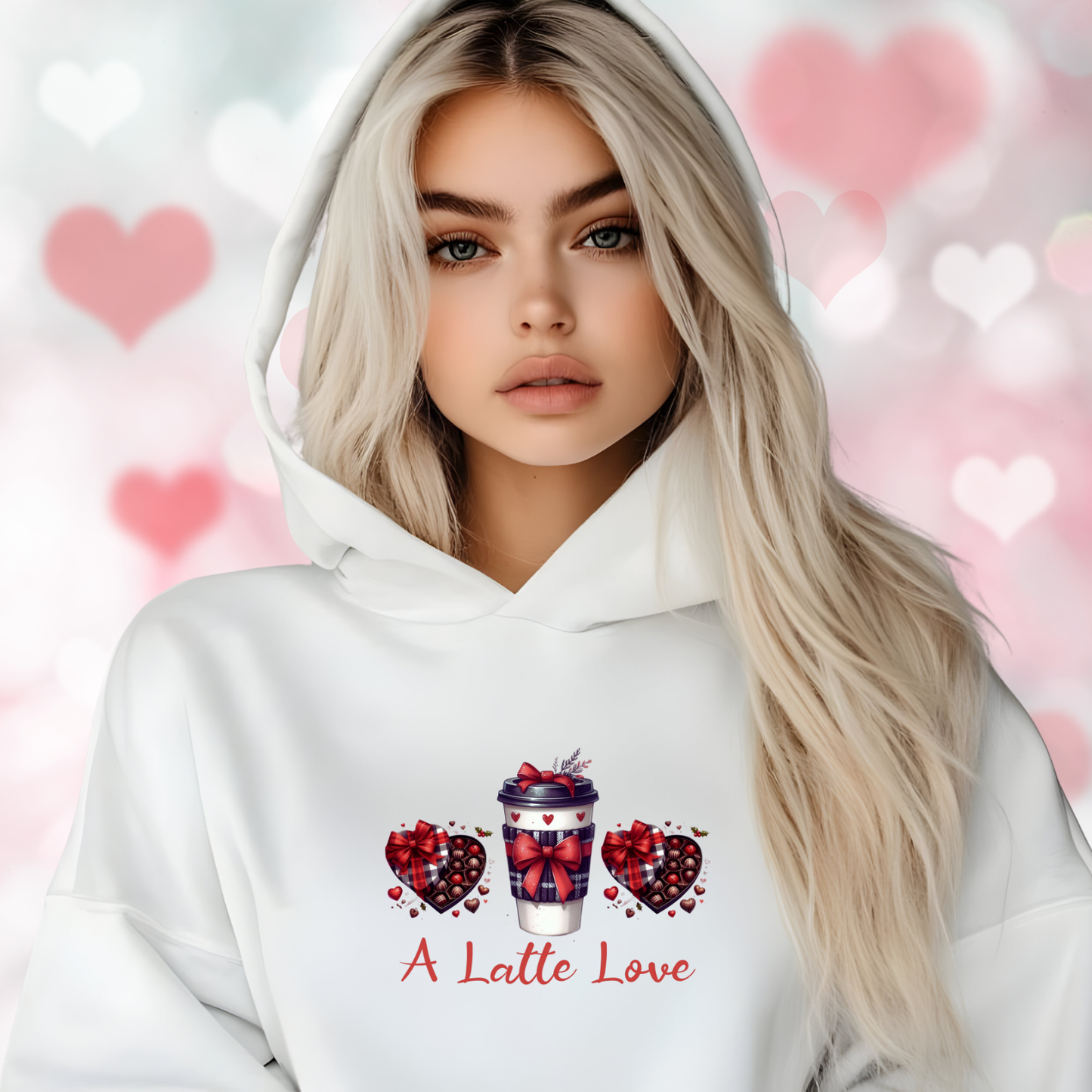 A Latte Love Crop Hoodie