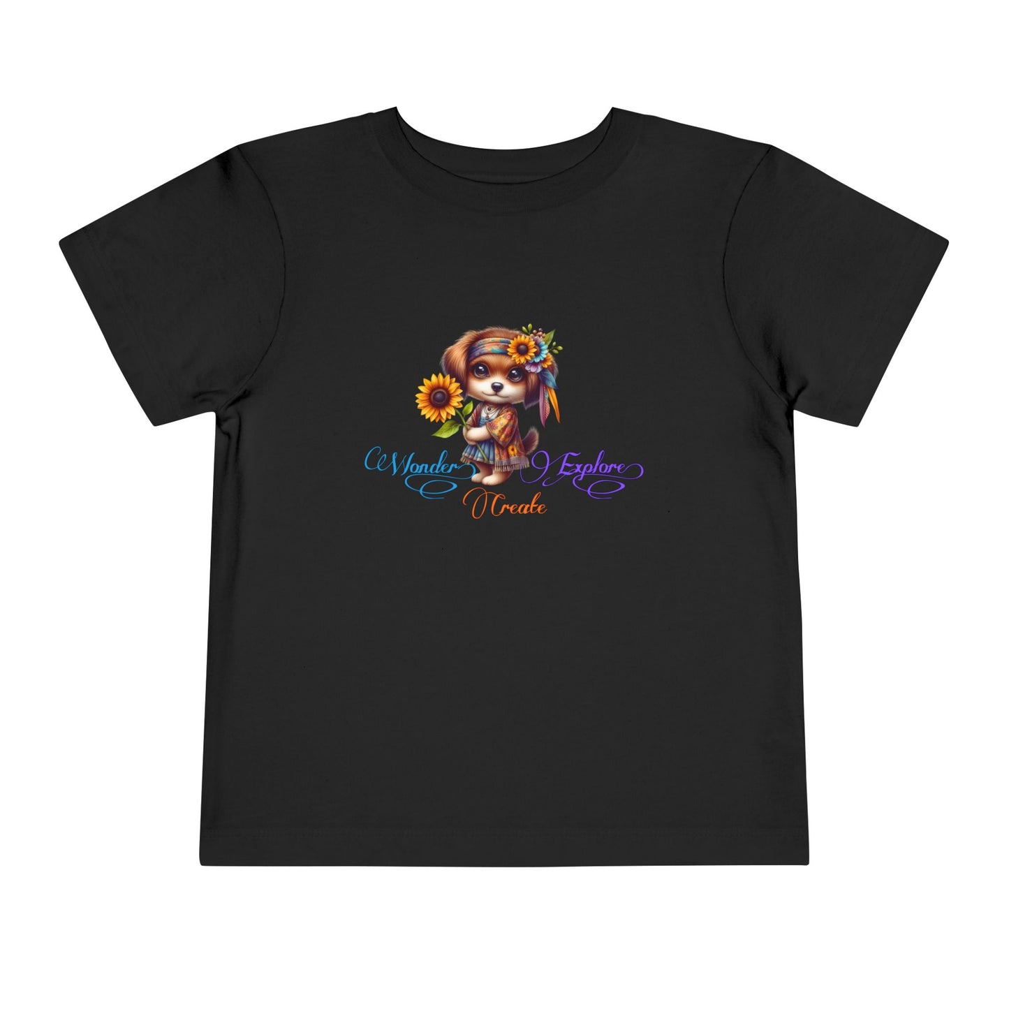 Wonder, Explore, Create Toddler T-Shirt