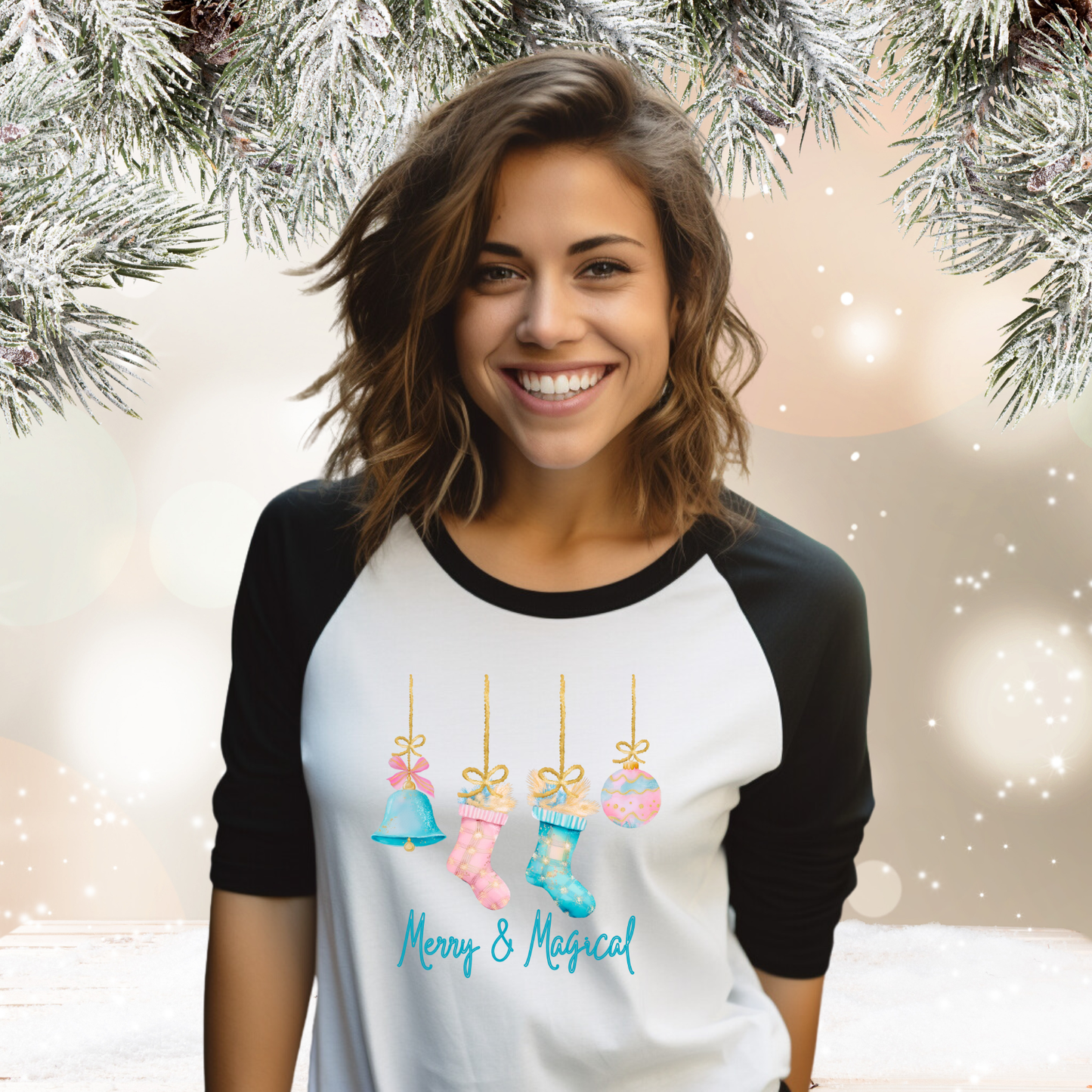 Merry And Magical Baseball Tee