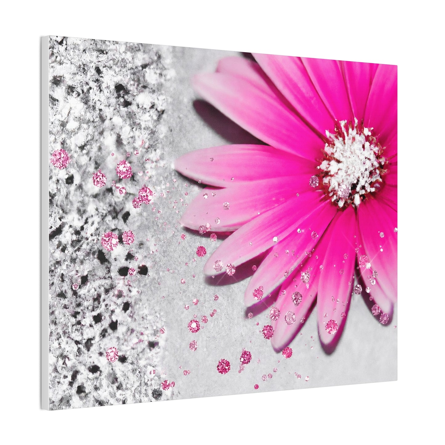 Blush In Bloom Canvas Wall Art