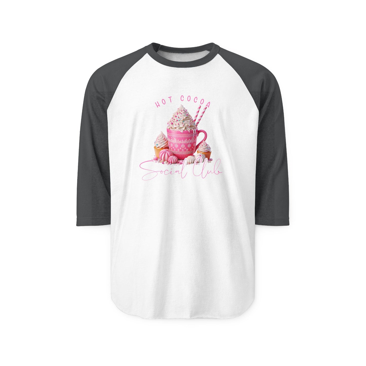 Hot Cocoa Social Club Baseball Tee