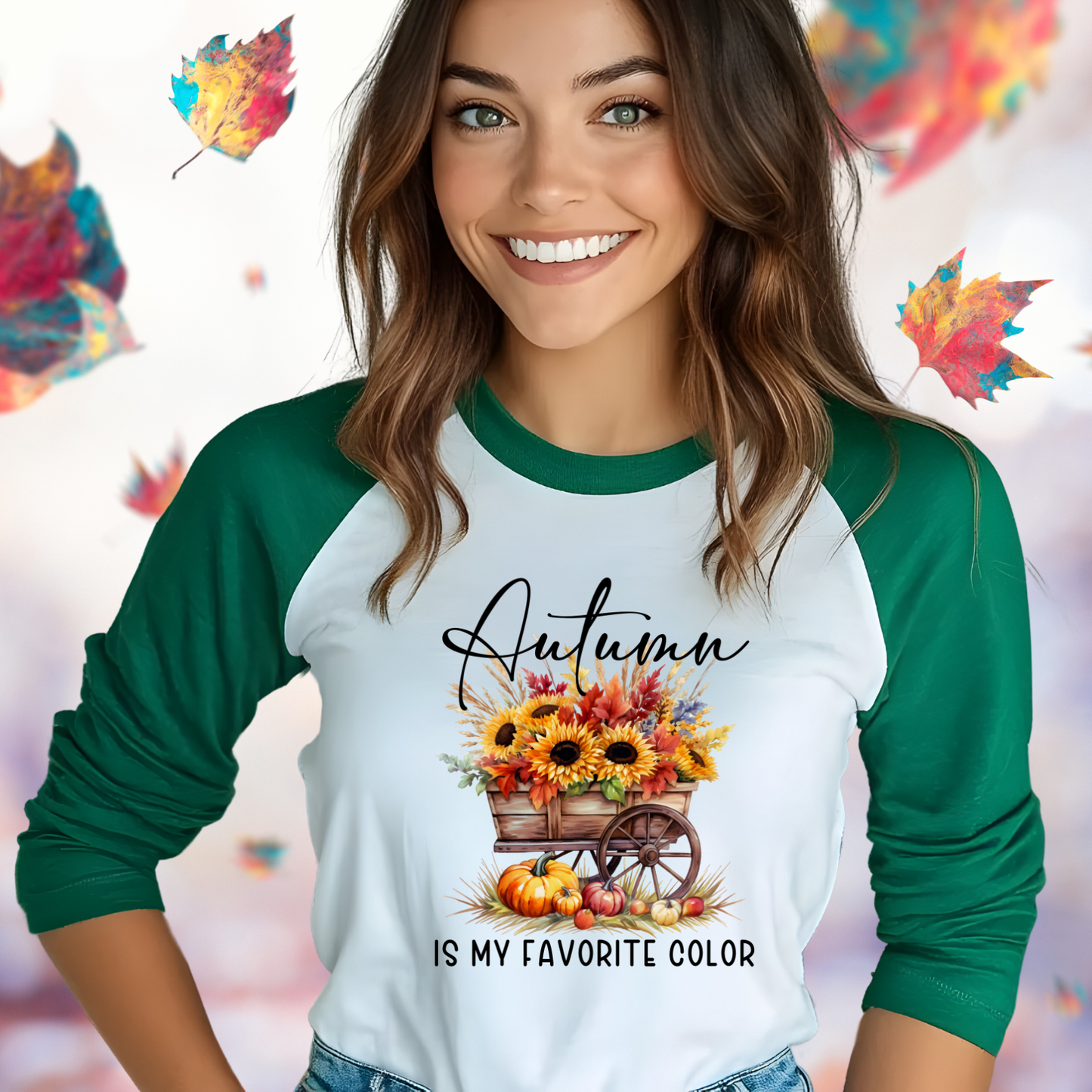 Autumn Is My Favorite Color Baseball Tee