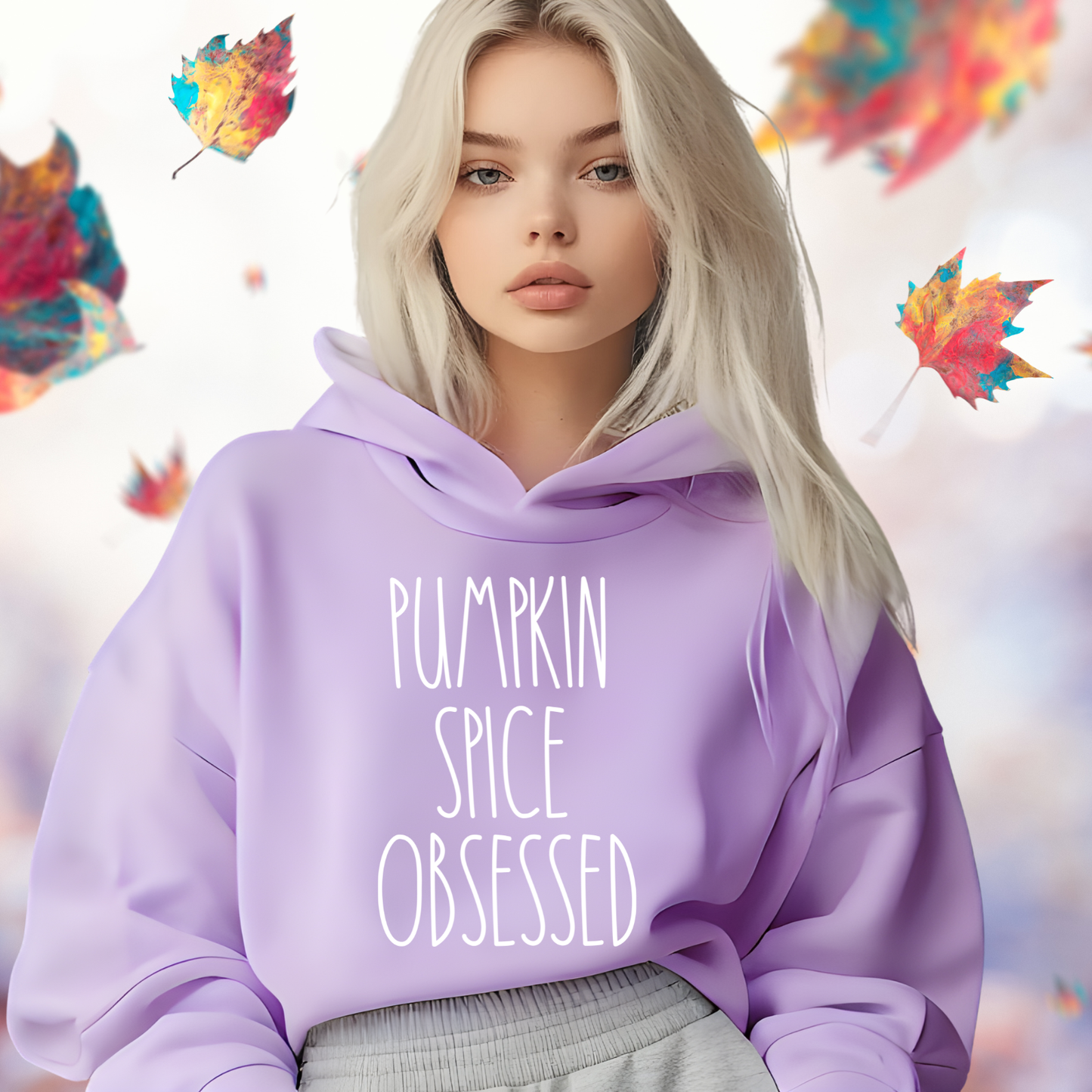 Pumpkin Spice Obsessed Crop Hoodie
