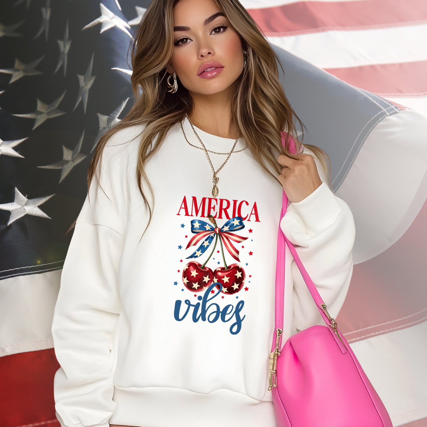 America Vibes Crewneck Sweatshirt