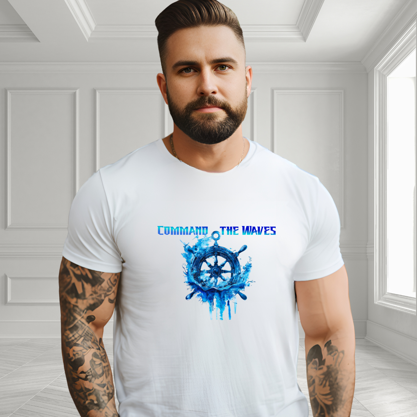 Command The Waves T-Shirt