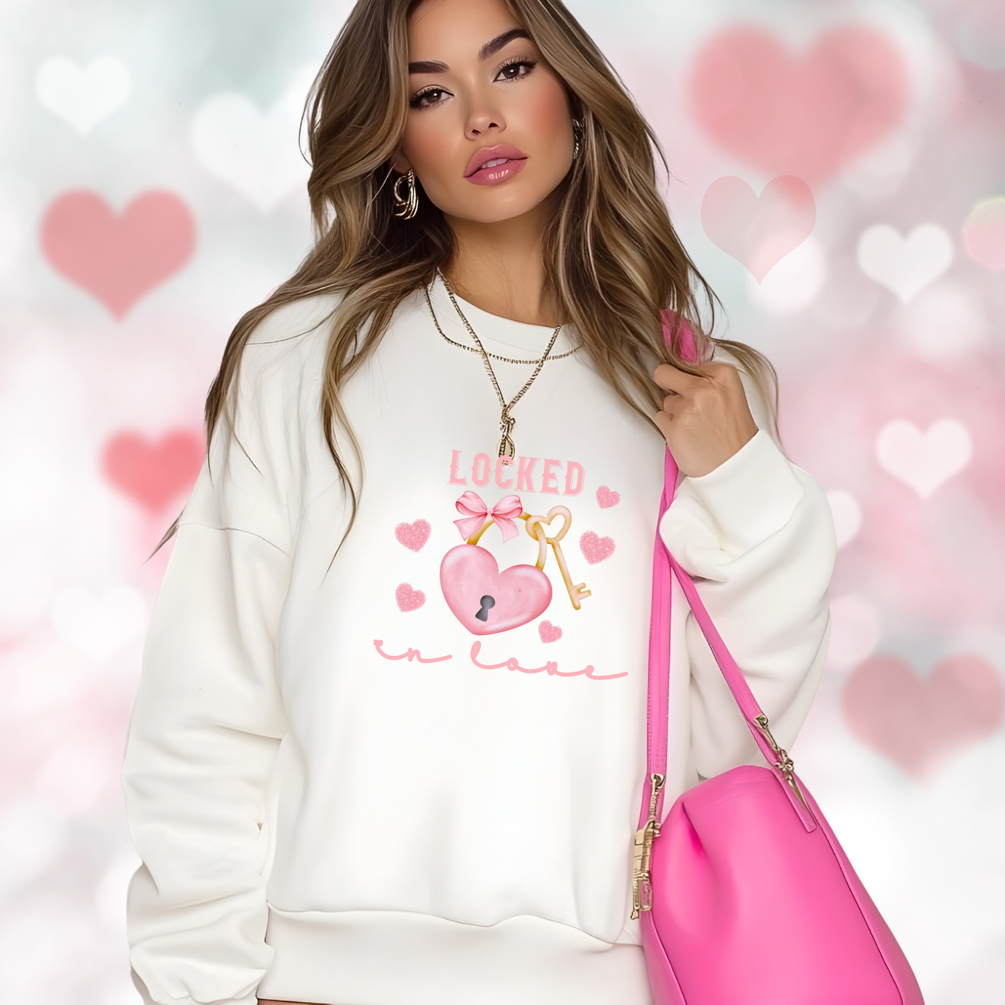 Locked in Love Crewneck Sweatshirt