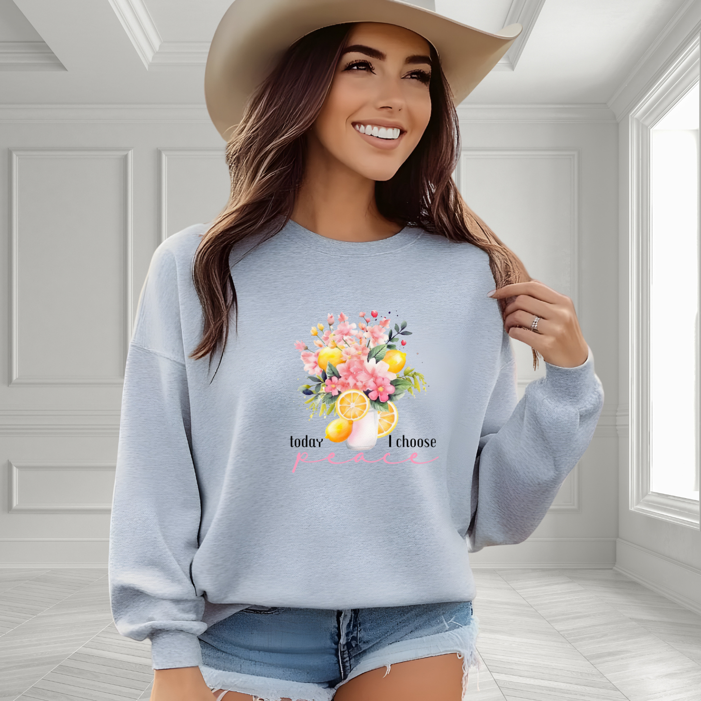 Today I Choose Peace Crewneck Sweatshirt