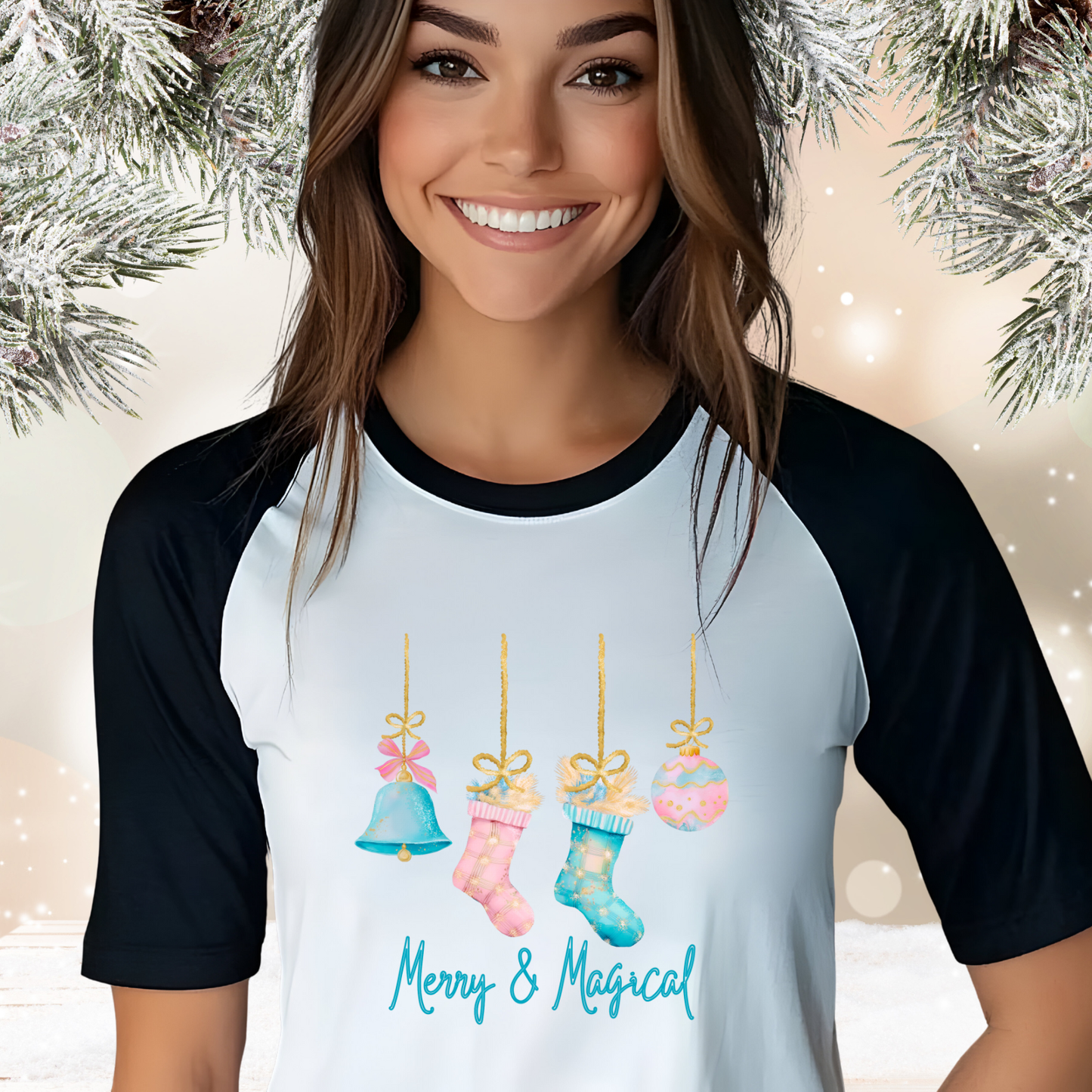 Merry And Magical Baseball Tee